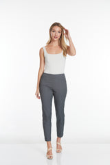 Pull-On Charcoal Ankle Dress Pants