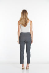 Pull-On Charcoal Ankle Dress Pants