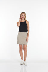 Stone Pull On Skort With Pockets