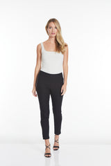 Black Pull On Ankle Pants with Real Pockets