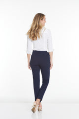 WIDE BAND PULL ON  NARROW LEG PANT - Midnight