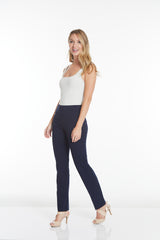 WIDE BAND PULL ON RELAXED LEG PANT - Midnight