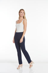 WIDE BAND PULL ON RELAXED LEG PANT - Midnight