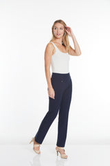 WIDE BAND PULL ON RELAXED LEG PANT - Midnight