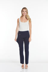 WIDE BAND PULL ON RELAXED LEG PANT - Midnight