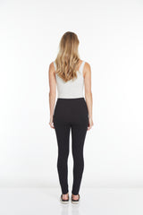 Plus Solid Ponte Legging - Black