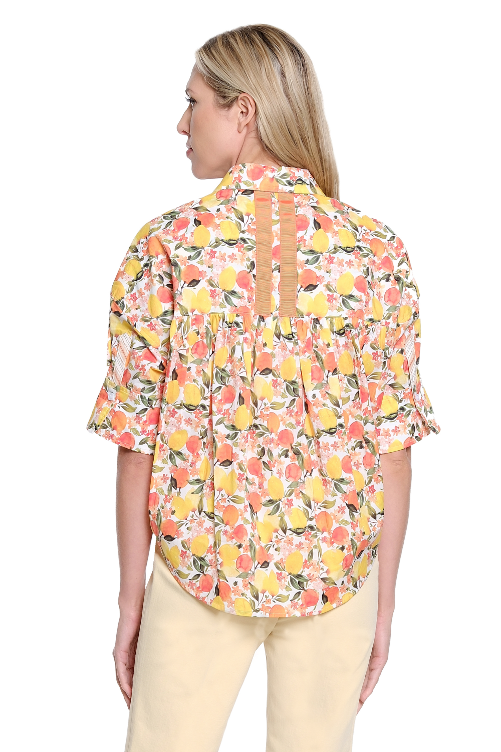 Multi Print Boxy Button Up - Missy