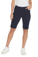 Pull On Walking Shorts With Pockets - Midnight