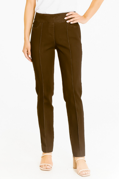 パンツ Sportmax Chocolate Stretch Nylon Skinny Ricetta Pant Untitleddesign-2023-09-