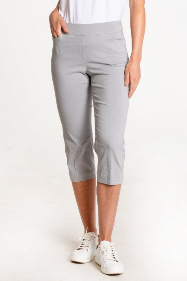 Golf Capri with Pockets - Sterling