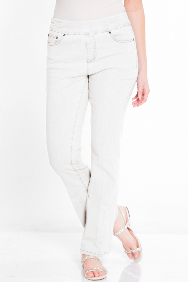 Flare Leg Jean - White