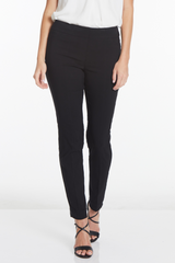 PULL ON NARROW LEG PANT - Black