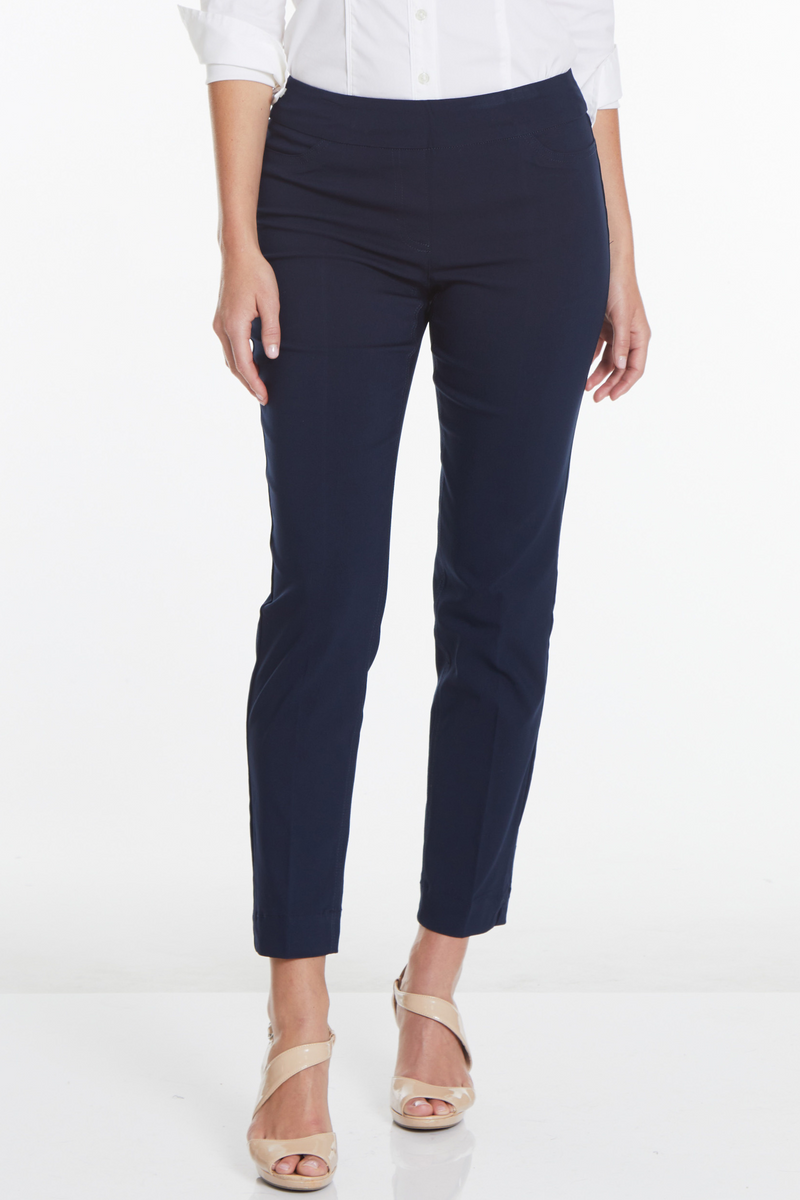 Pull-On Midnight Blue Ankle Pants