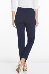 WIDE BAND PULL ON  NARROW LEG PANT - Midnight