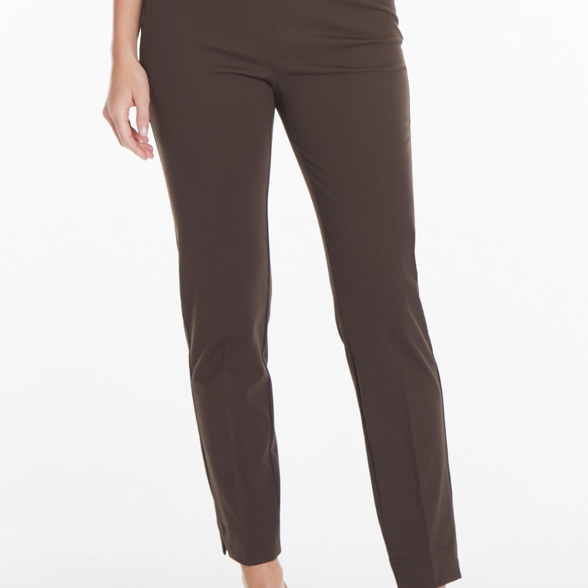 Women's Chocolate Brown Pants – Slimsation By Multiples