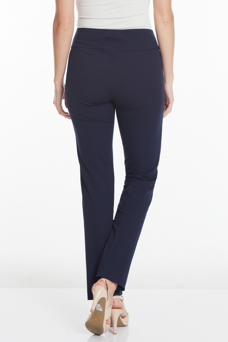 WIDE BAND PULL ON RELAXED LEG PANT - Midnight