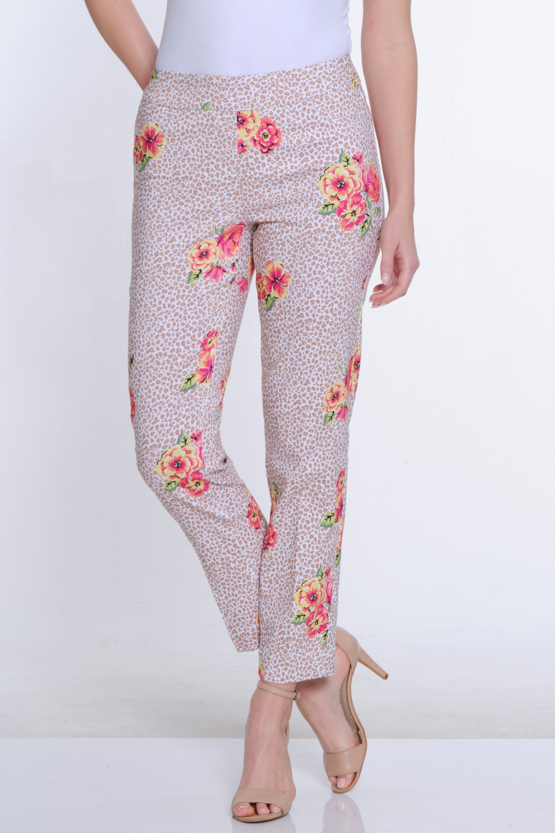 Print Ankle Pant - Floral Multi