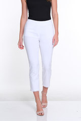 Denim Crop Pant- White