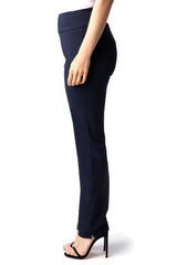 WIDE BAND PULL ON  NARROW LEG PANT - Midnight