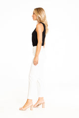 Thin Her Ankle Pants - Ivory