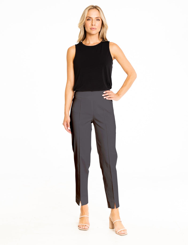 Thin Her Ankle Pants - Charcoal