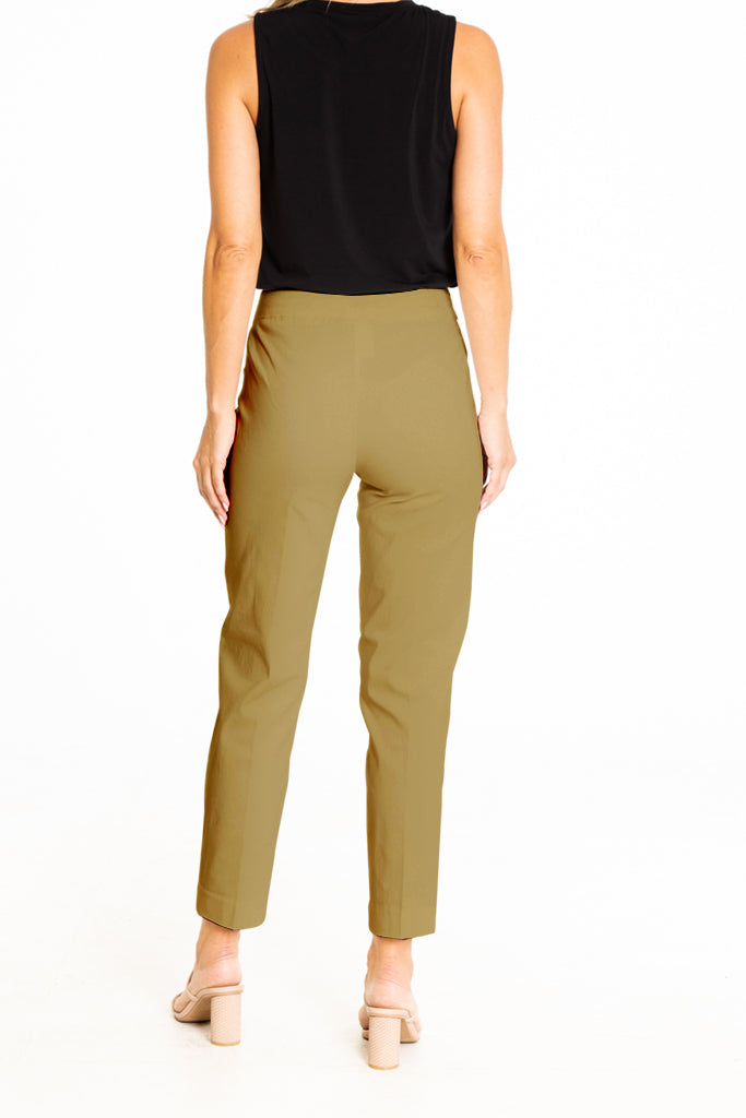 Thin Her Ankle Pants - Khaki