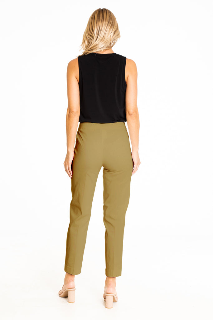 Thin Her Ankle Pants - Khaki