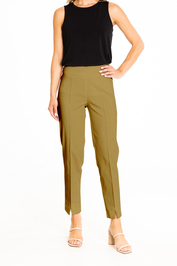 Thin Her Ankle Pants - Khaki