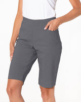 Golf Walking Short With Pockets - Charcoal