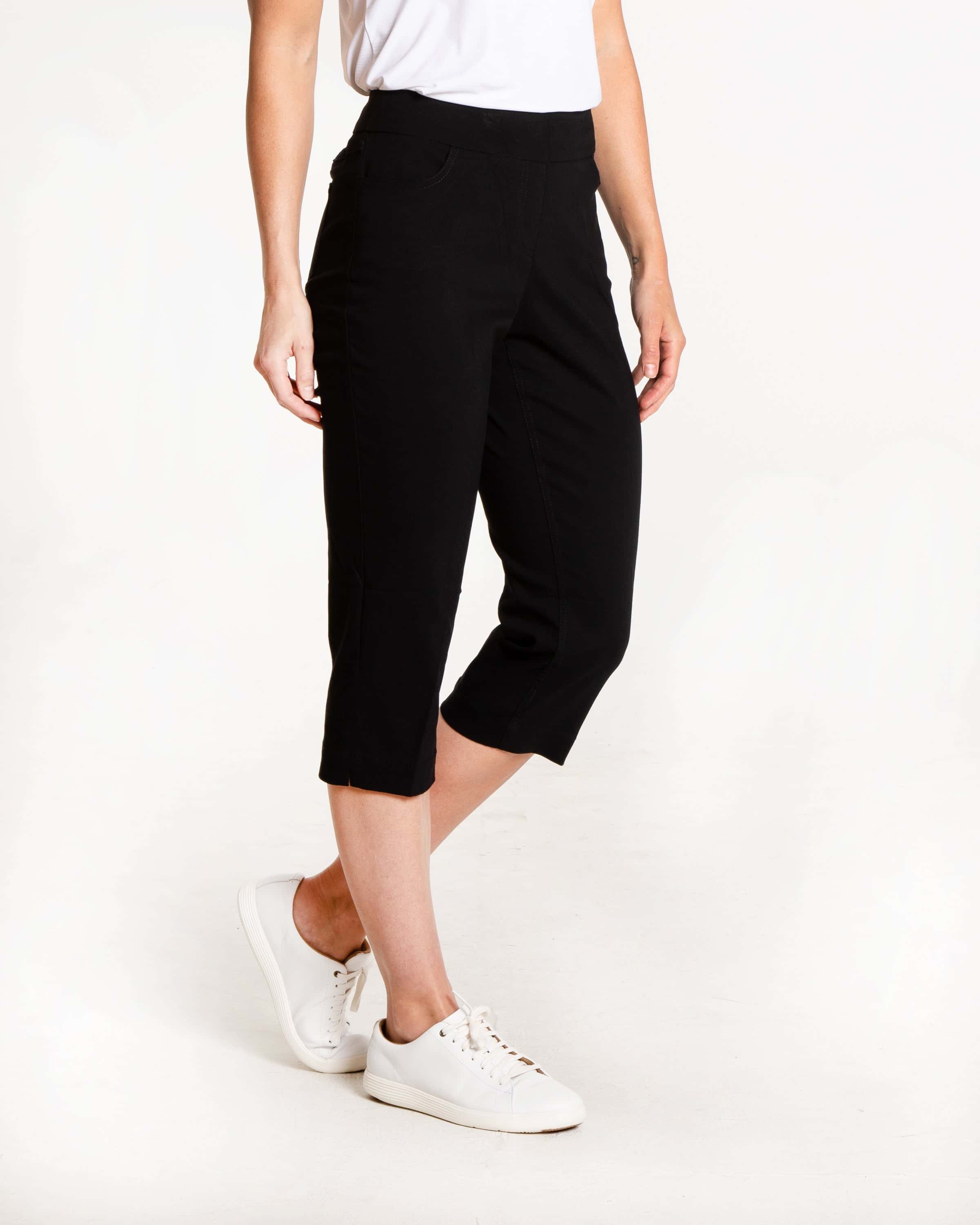 Black Golf Capris With Pockets