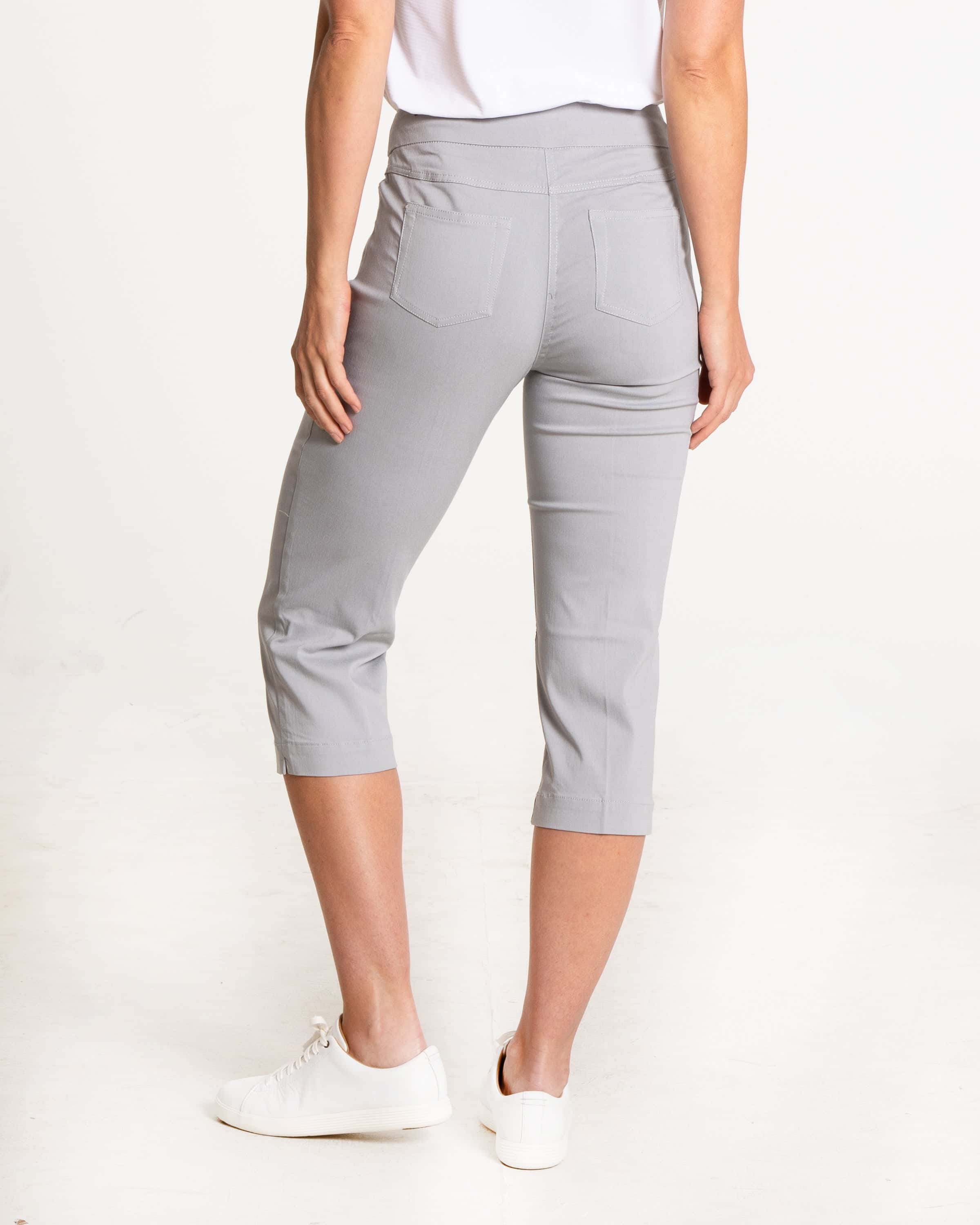 Golf Capris With Pockets - Sterling