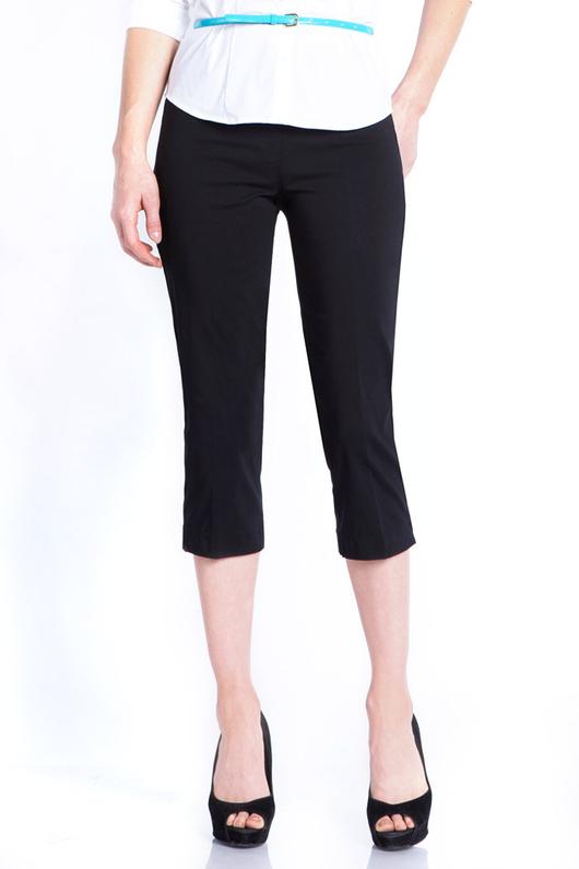 Black Capri Pants with Pockets – Slimsation By Multiples