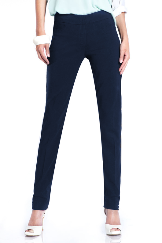 Zeronic Skinny Dress Pants for Women Pull-on Work Ankle Pants with
