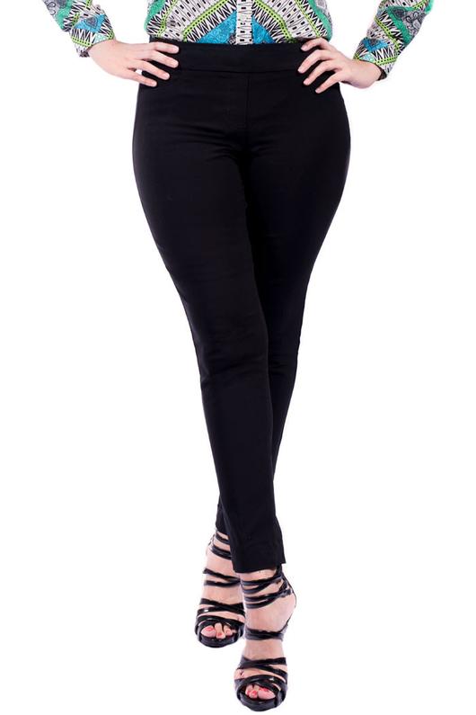 ShoSho Womens Plus Size Skinny Pants Slim Fit Trousers Treggings Pull-On  Pants Leggings
