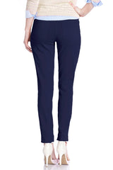 Plus Pull On Ankle Pant with Back Pockets - Midnight