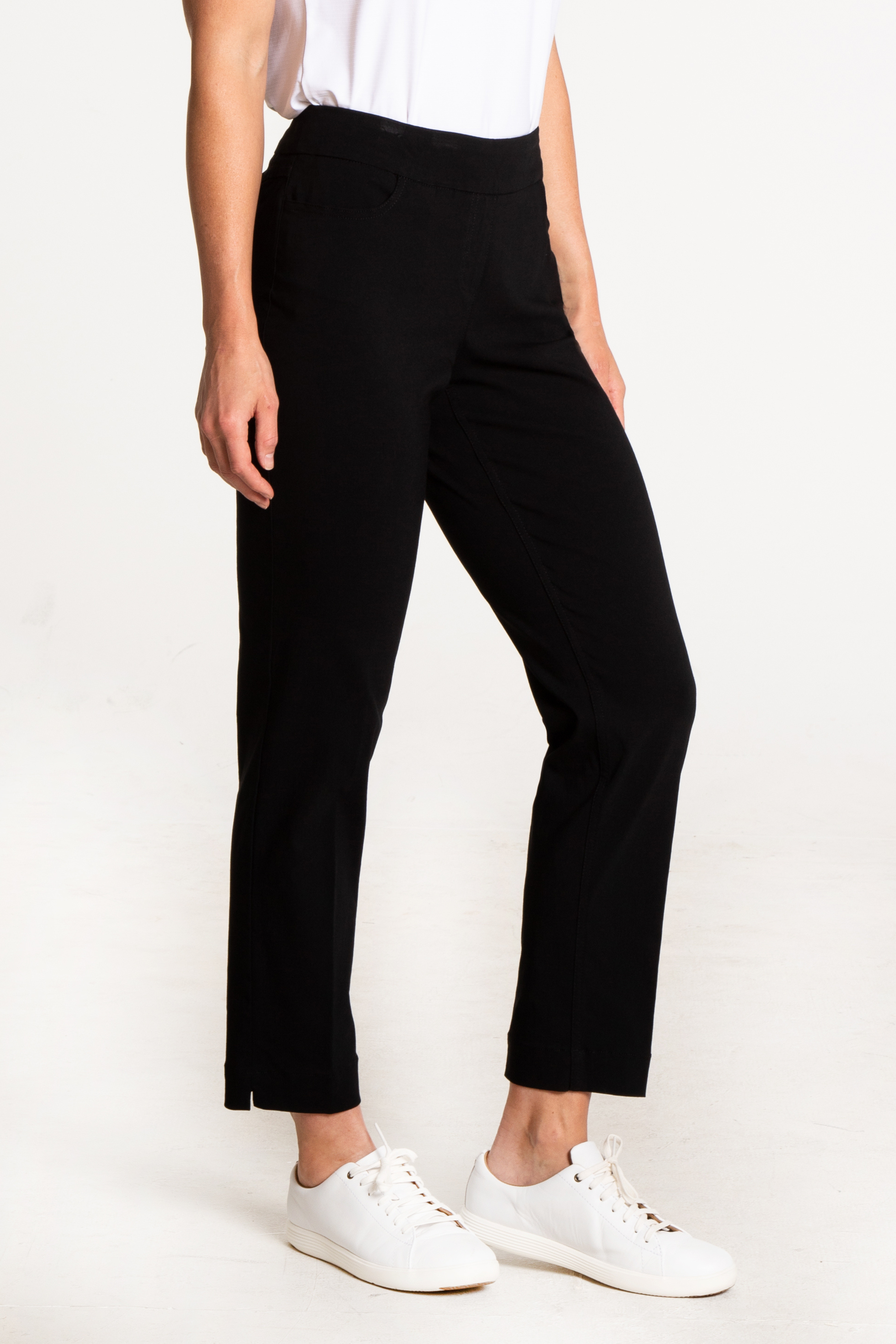 Petite Golf Ankle Pant - Black