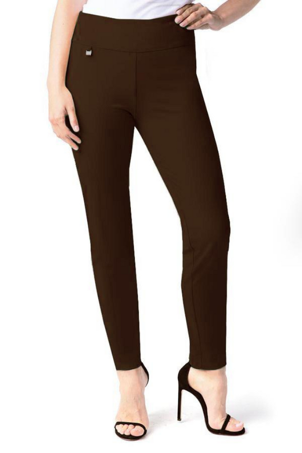 Ankle-length Pants - Dark brown - Ladies